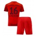 Maillot de foot Bayern Munich Joao Palhinha #16 Domicile vêtements enfant 2024-25 Manches Courtes (+ pantalon court)